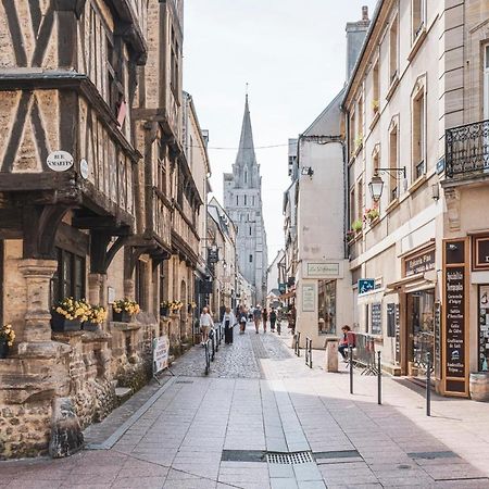 Large Apartment For 6 People In Bayeux Esterno foto